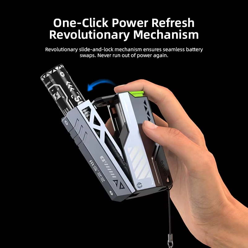 VYVYLABS Portable CCC Power Bank Replaceable Battery Pack 20000mAh 22.5W Fast Charging External Battery for iPhone 17 Samsung