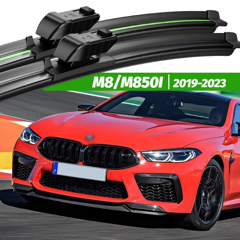 

For BMW M8 M850I 2019-2023 2pcs Front Windshield Wiper Blades 2020 2021 2022 Windscreen Window Accessories