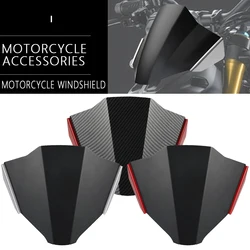 2023 2024 Front Windshield Windscreen Windproof Air Wind Screen Deflector Parts For Ducati Streetfighter V4 S V4S 2020 2021 2022