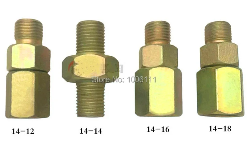 1PCS Diesel Common Rail Tube Pipe Conversion Joint Repair Tool M14-12/14/16/18 for CRIN Test Bench