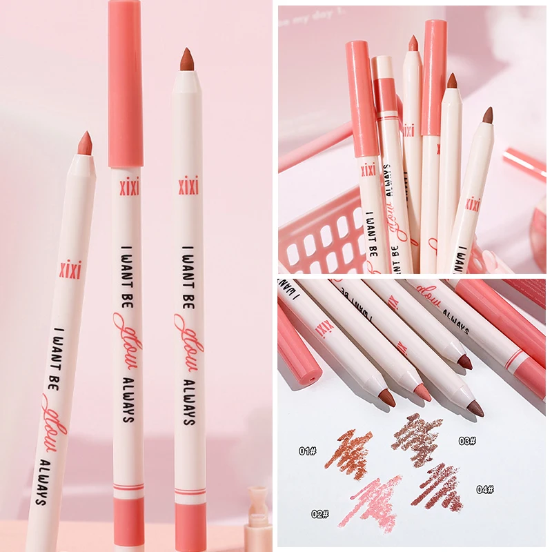 Long Term Lipliner Makeup Lip Makeup Matte Soft Lipliner Stick As Eyeliner Waterproof Lipliner Lipstick Korean Cosmetics