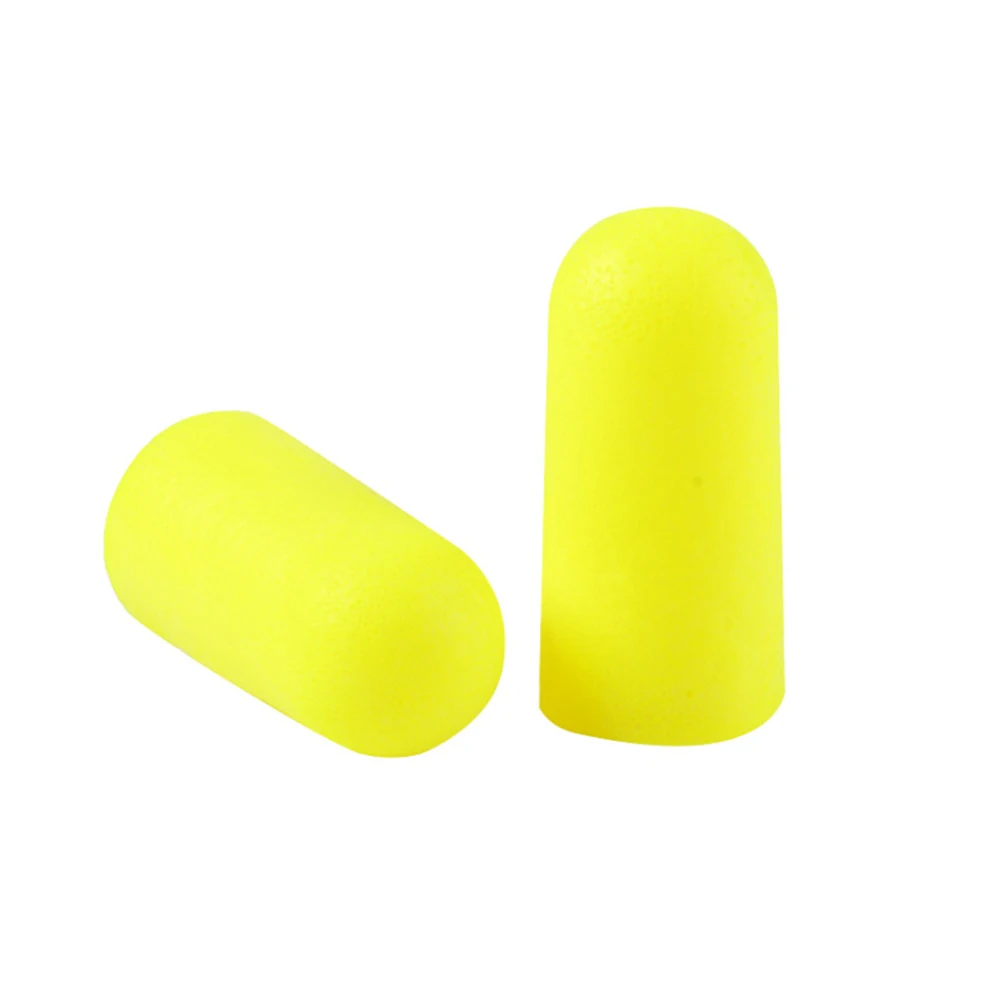 E-A-Rsoft Yellow Neons Earplugs 312-1250 Memory Foam Noise-cancelling Ear Plugs Uncorded, Poly Bag