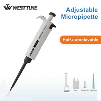 Pipeta de laboratorio WESTTUNE, micropipeta Digital de un solo canal ajustable, pipeta de volumen Variable de alta precisión, equipo de laboratorio