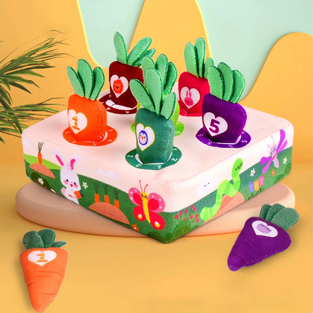Rabbit Foraging Interactive Toys, Small Pet Snuffle Mat Plush Puzzle Toys Pet Supplies For Rabbits Hamster Guinea Pigs Ferrets