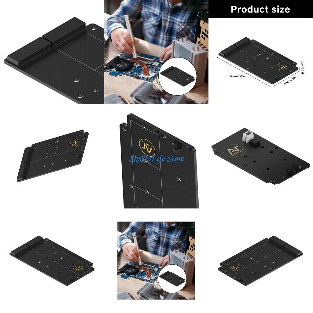 

E65E Two PCIe M.2 NVME Модуль экспансии повышения 5 спектаклей