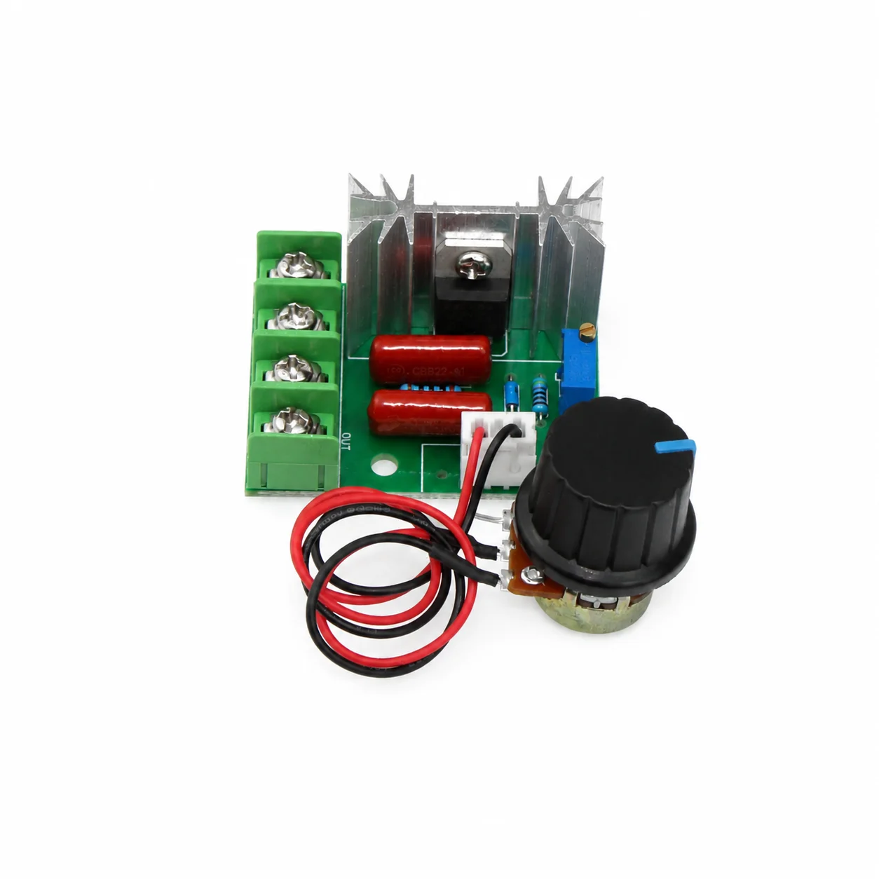 2000W thyristor speed regulator motor 220V high power voltage dimming temperature control module external potentiometer