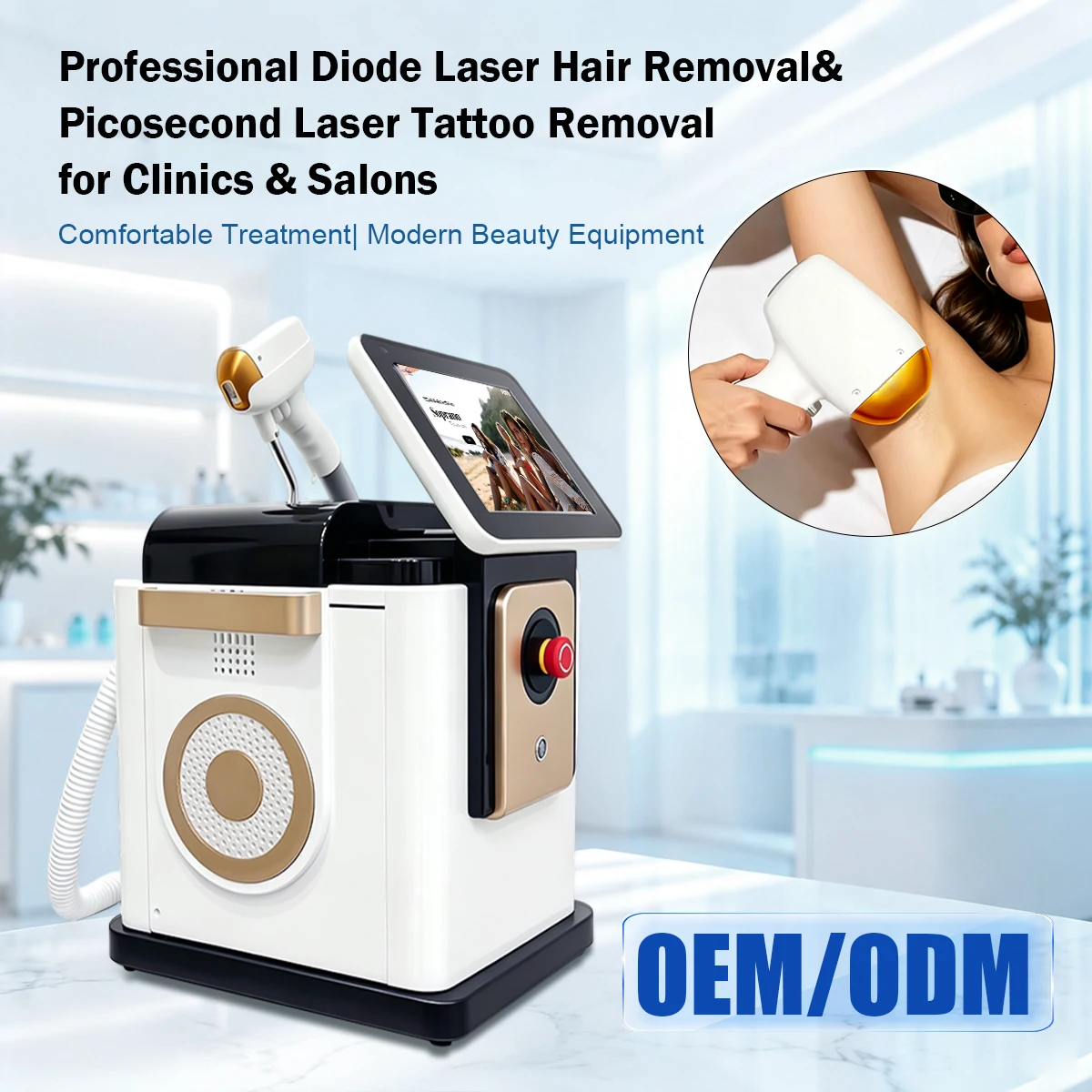 6000W Diode Laser Hair Removal Device Cooling Handle 6 Waves 755 808 810 830 940 1064nnm Permanent Hair Removal Wholesale Price