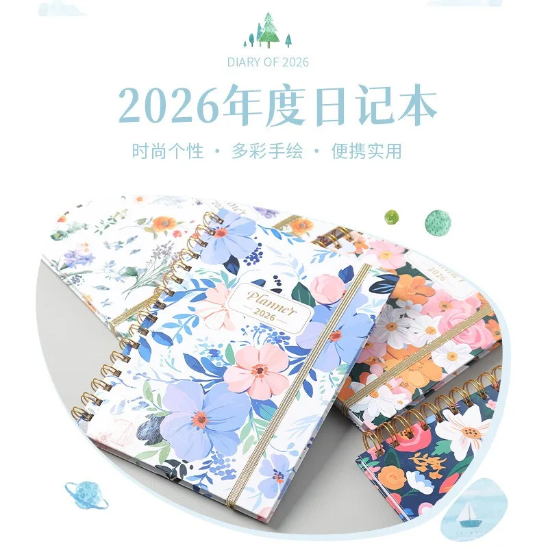 a5スパイラルノート-インスフレッシュスタイル-厚手ルーズリーフノート-バンデージダイアリー-メモ帳