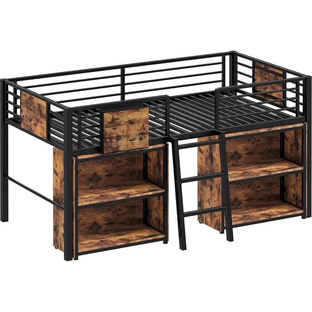 Low Loft Bed Twin S…