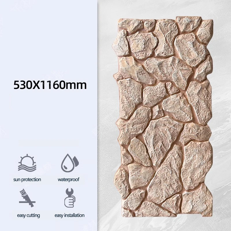 بو لوحة الحائط القلعة نموذج الديكور الداخلي الخارجي استخدام B1 معدل الحريق مواد البناء #2