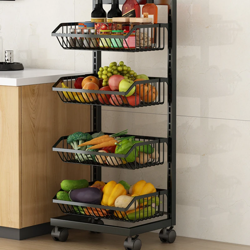 Adjustable Kitchen Storage With Multi-Layered Racks And Organization Organizer Item Supplies Items Cabinet