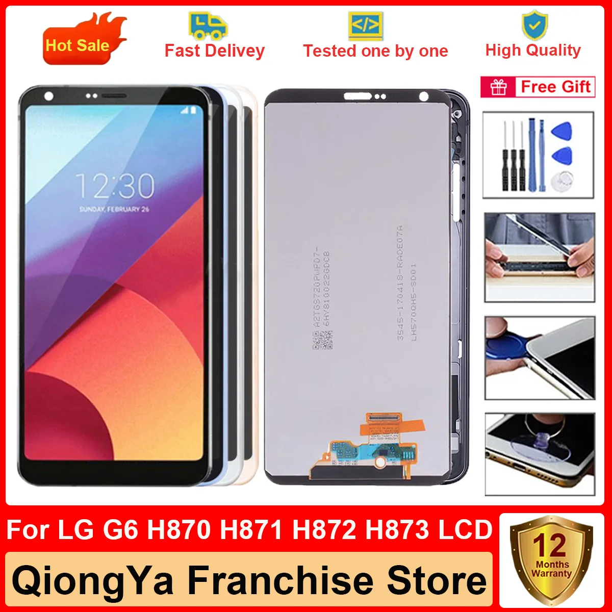 57-lcd-display-with-frame-for-lg-g6-full-assembly-includes-touch-screen-digitizer-compatible-with-h870-h872-vs998-teste