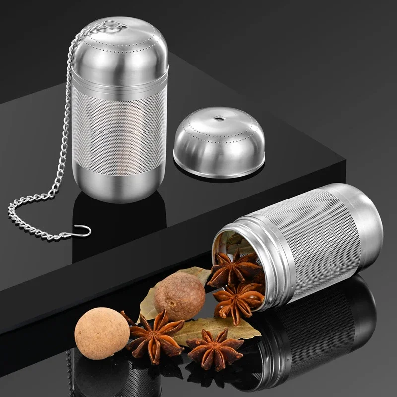 

Hot Pot Weibao Spice Filter Tea Infuser 316 Stainless Steel Stew Marinade Bag Kitchen Novel Kitchen Accessories Seasoning Ball