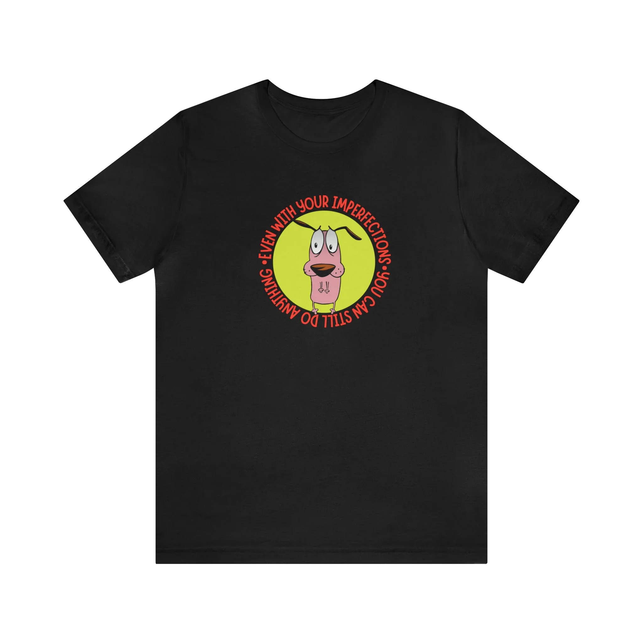 

Футболки Courage The Cowardly Dog, удобные цвета с героями мультфильмов, футболка 90-х годов, футболка из сериала, страшная одежда из фильмов, забавный топ для собак, подарки, футболки