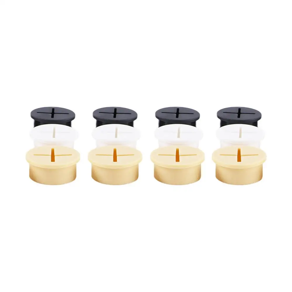 Office Desktop For USB PC Computer Desk Port Furnitures Wire Organizer Desk Cord Grommet Storage Accessories Cable Hole Cover
