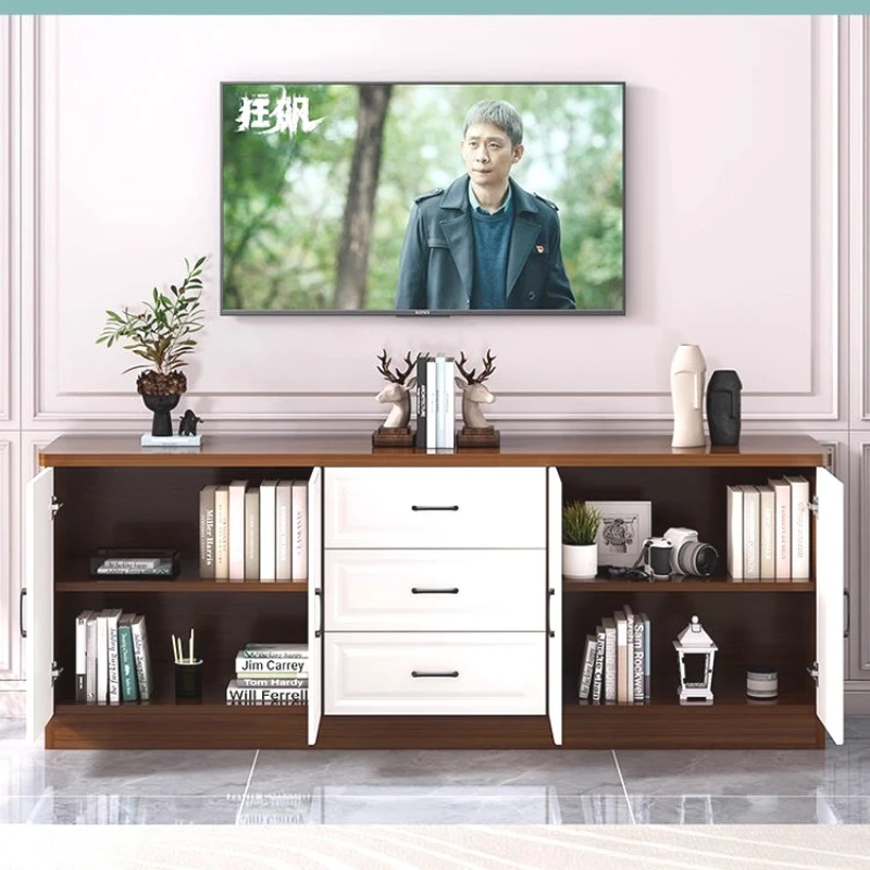 Mueble تلفزيون خزانة حائط Pied Tv وحدة التحكم لغرفة المعيشة الأرائك غرفة المحمول طاولة التلفزيون الركيزة مصمم الأثاث تسريحات