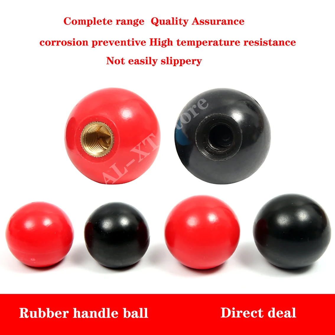 Rubber Wood Ball Copper Core Iron Core Ball Machine Tool Handwheel Handle Handball Electric Wood Ball M5 M6 M8 M10 M12 M16