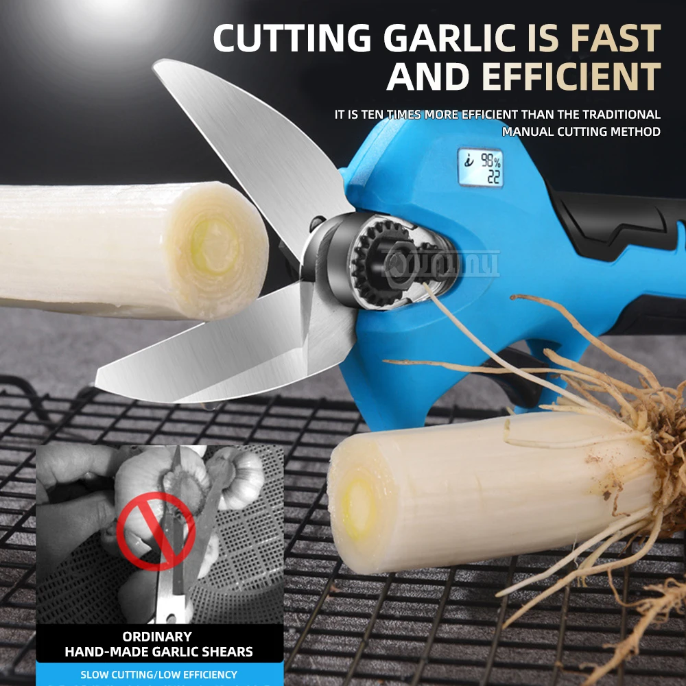 2026 Electric Garlic Scissors Kitchen food vegetable scissors Onion and Garlic Scissors pruner water pipe cutter