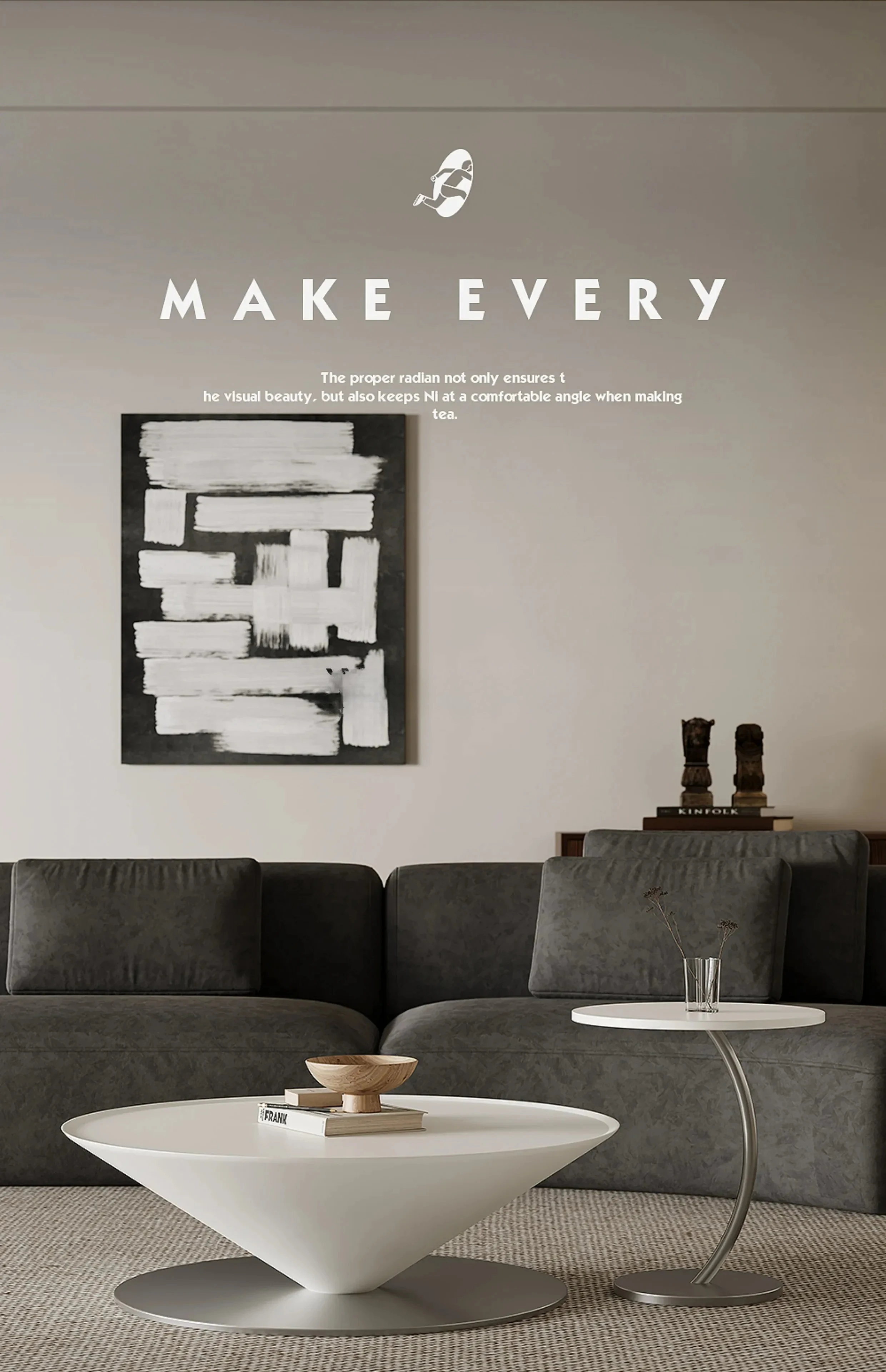 

Minimalist Coffee Table Designer Model Shaped Creative Simple Modern Small Coffee Table