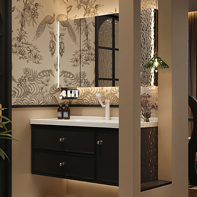 

Drawers Storage Bathroom Cabinet Organizer Shelves Toilet Display Partitions Wooden Cupboard Paper Gabinete Trendy Furniture