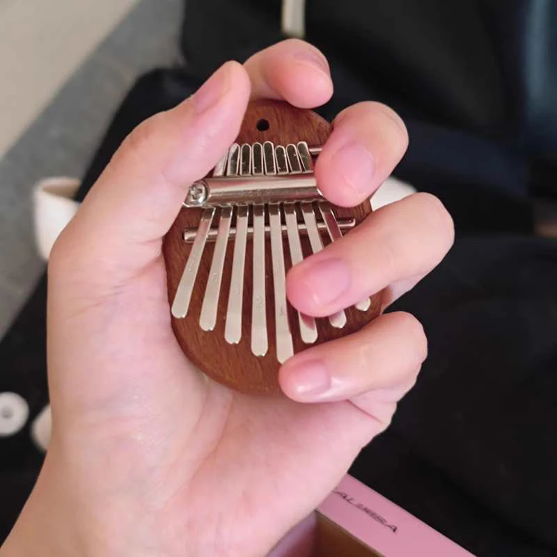 جيب كاليمبا إصبع الإبهام البيانو 8 أدوات الموسيقى الرئيسية اللعب هدايا حفلة عيد ميلاد لتخفيف التوتر والقلق #5