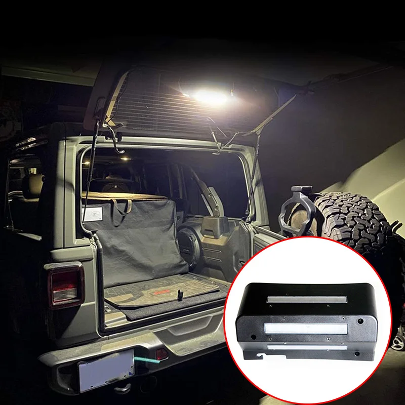 

1PC Tailgate Reading Light Modified Trunk LightingFit For 2007-2017 Jeep Wrangler JK Outdoor Camping Lights Warning Light