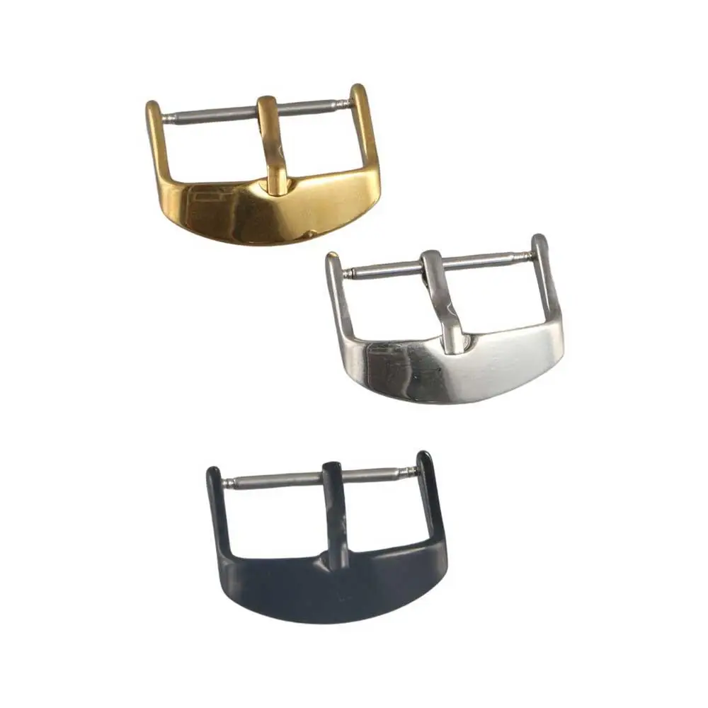 High Quality Replaceable Spare Watch Accessories Watchband Buckle Watch Strap Clasp Stainless Steel