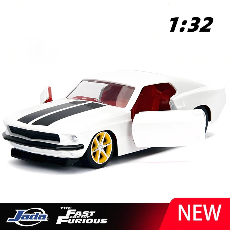 

JADA 1:32 Fast & Furious Roman's Mustang Alloy Car Diecasts & Toy Vehicles Car Model Miniature Scale Model Car For Children