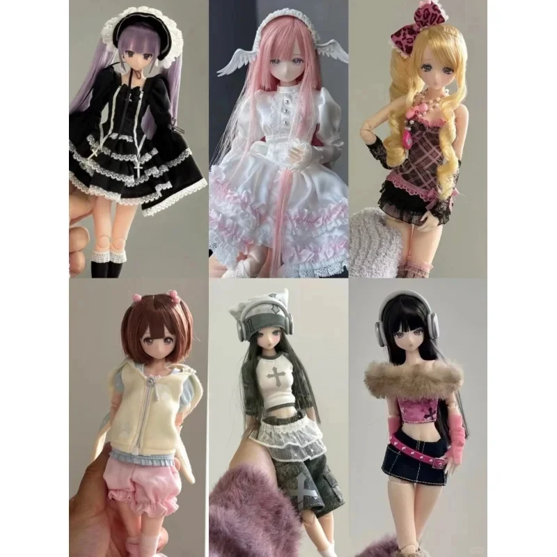 Mixangel 6 ポイント Mjd 比例植毛ブラインドボックスアクションフィギュアデスクトップ装飾品 Bjd 人形新モデル