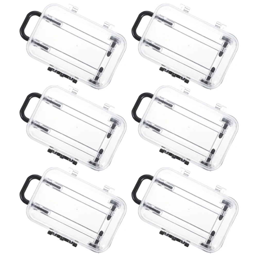 

6 Pcs Suitcase Small Boxes for Gifts Mini Miniature Favor Candy Party Favors Bridal Shower Black Luggage
