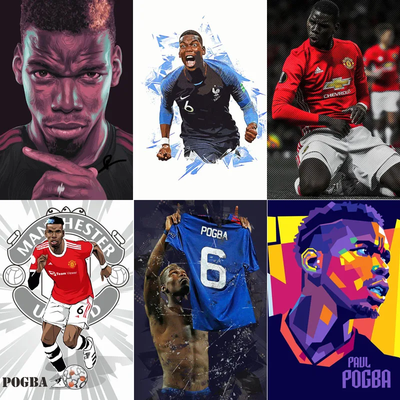 Legend Art Paul Pogba Metal Sign Poster Garage Room Decor Living Bar Custom Tin Vintage Home Decoration Wall Art Posters