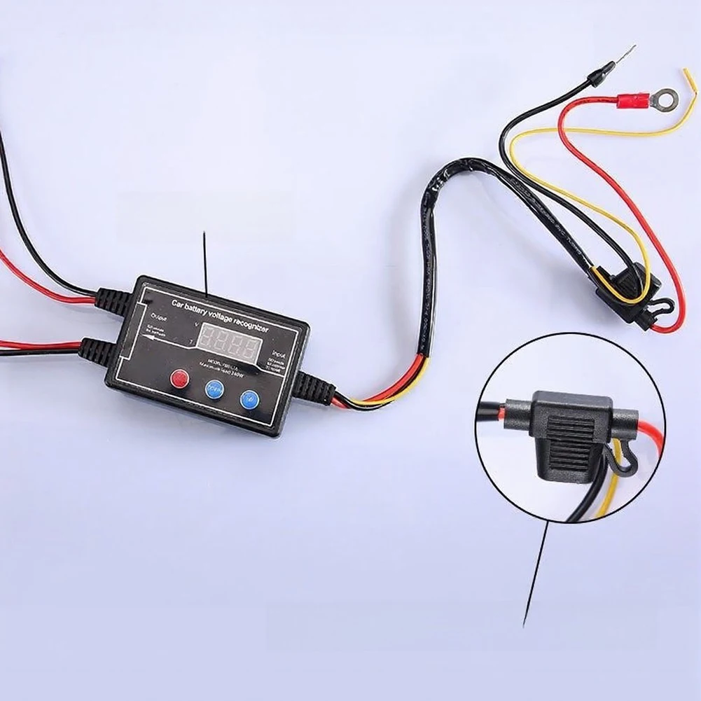 

Car Controller Auto LED Daytime Running Light Relay Harness Dimmer 12/24V With On/off Function Threshold Voltage Adjustable