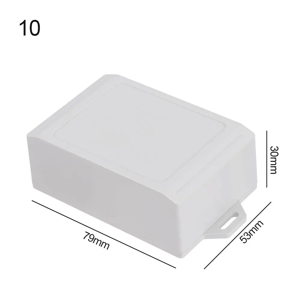 Black/White DIY High Quality Enclosure Boxes Electronic Project Box Waterproof Cover Project Instrument Case
