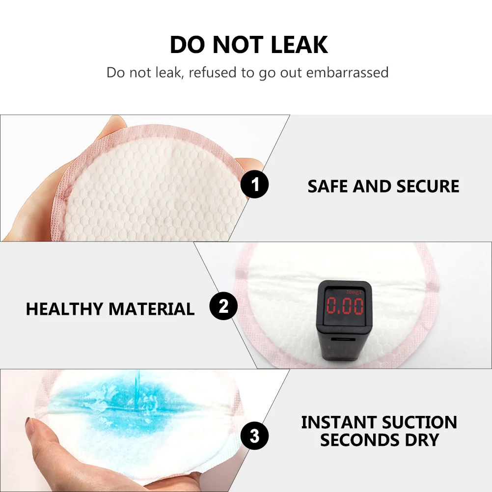 

Гидрофильные герметичные прокладки для груди Нетканый материал Ультратонкие прокладки для кормления Безопасные герметичные прокладки для груди с защитой от утечек