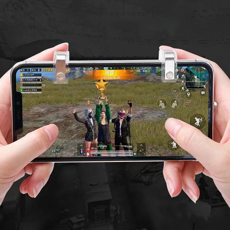 Mobile Phone Game Controller Trigger For PUBG L1 R1 Aim Shooting Key Joystick Fire Button Gaming Trigger Accessory