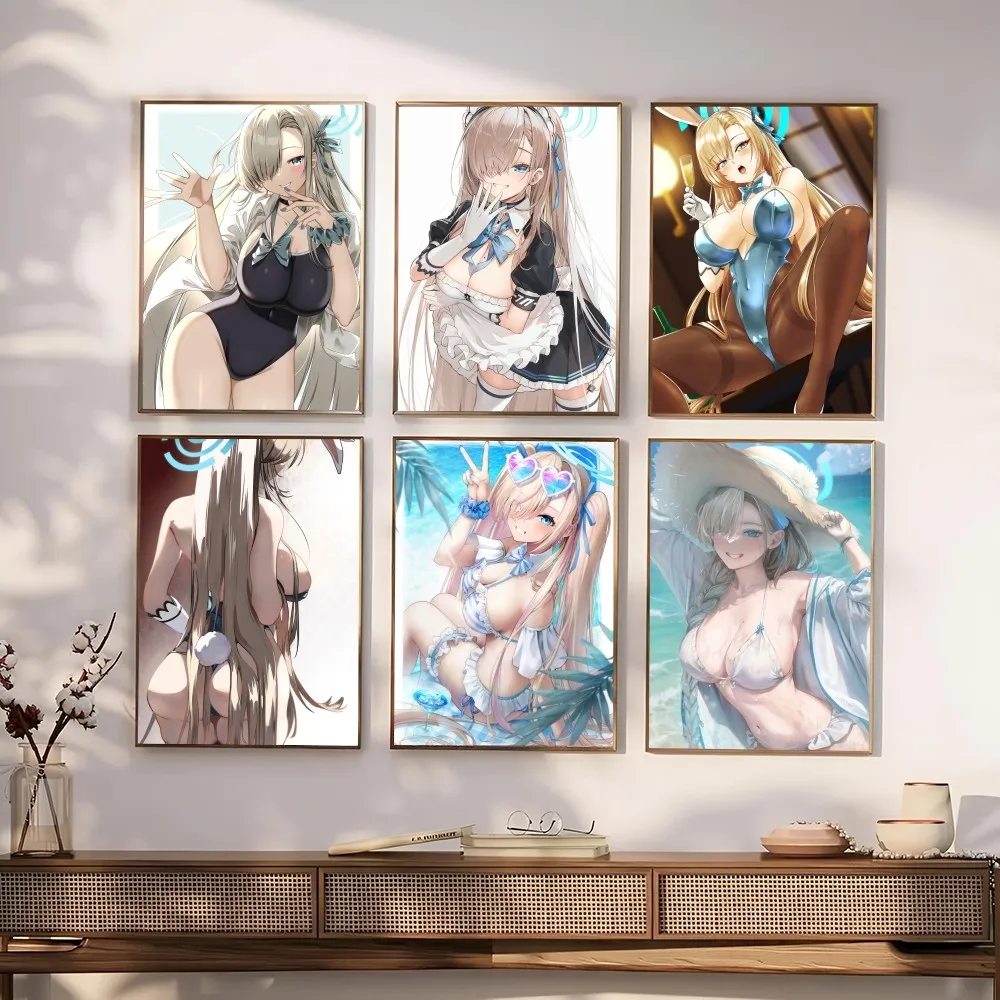 Blue Archive Ichinose Asuna Poster Paper Print Home Living Room Bedroom Entrance Bar Restaurant Cafe Art Painting Decoration