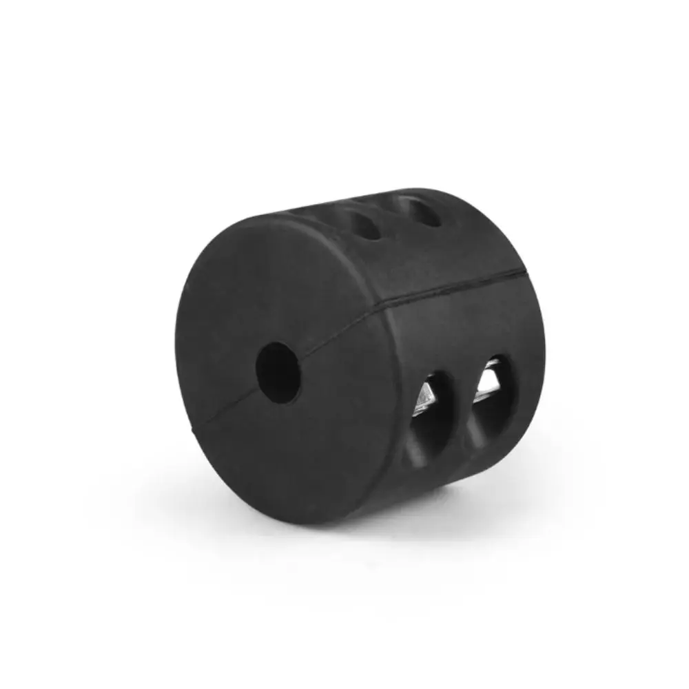 Rubber Material Winch Stopper Black Color Premium Quality Rope Hook Auto Modified Metal Construction Cable Line Saver ATV Use