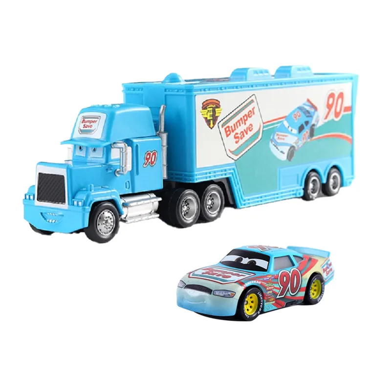 Disney Pixar Auto 2 3 Metalen spuitgieten autospeelgoed #   95 McQueen Truck King Jackson Storm Sally Kerstverjaardagscadeau voor kinderen
