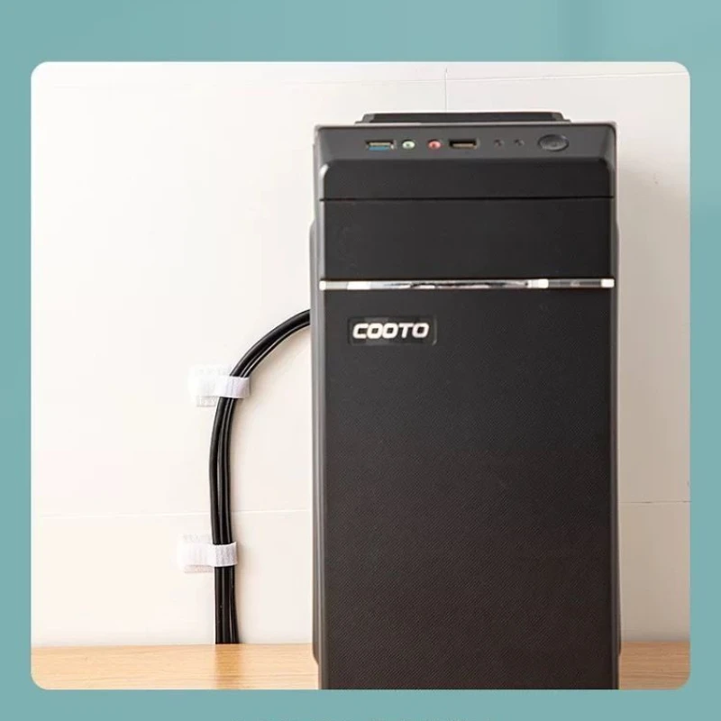 Кабельный органайзер, марвел для хранения кабелей передачи данных, стяжки на молнии на липучке, фиксатор проводов и сетевых кабелей 30 шт.