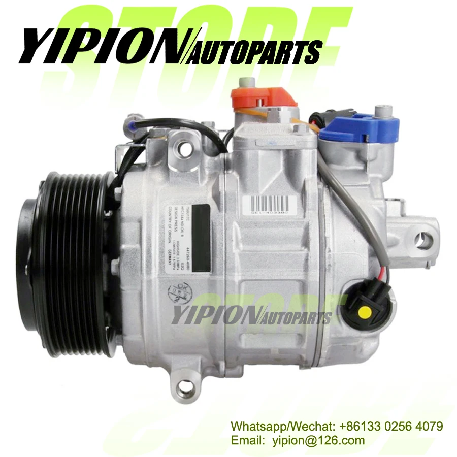 

New 7SBU17C Auto AC Compressor For BMW F20 F30 F32 F07 F10 F06 F01 6 Cylinder Petrol 64529217868 64529154070 64529399060