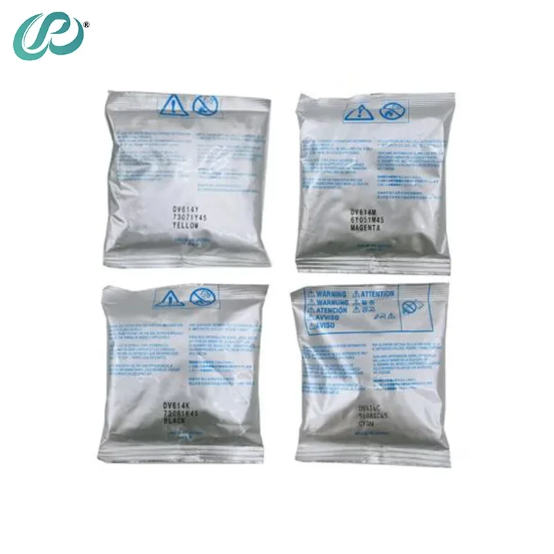 

4PC/Set CMYK DV614 DV 614 Import Developer for Konica Minolta Bizhub C1060 1070 2060 2070 3070 Developer Powder Compatible