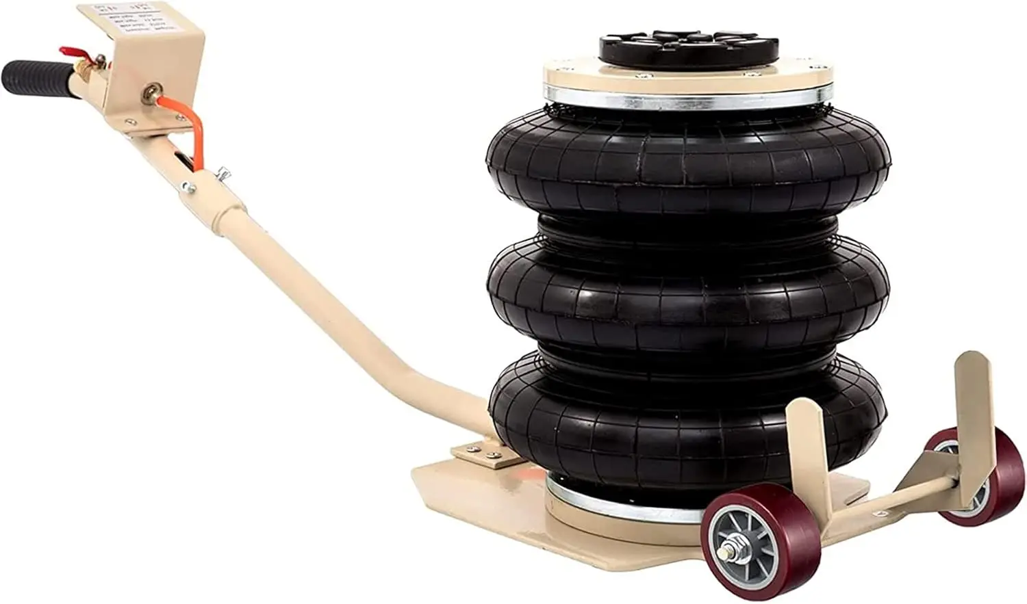 

3 Ton Air Jack for Cars & Trucks - 6600LBS Capacity Pneumatic Airbag with Long Handle, Fast Lifting to 16 Inch