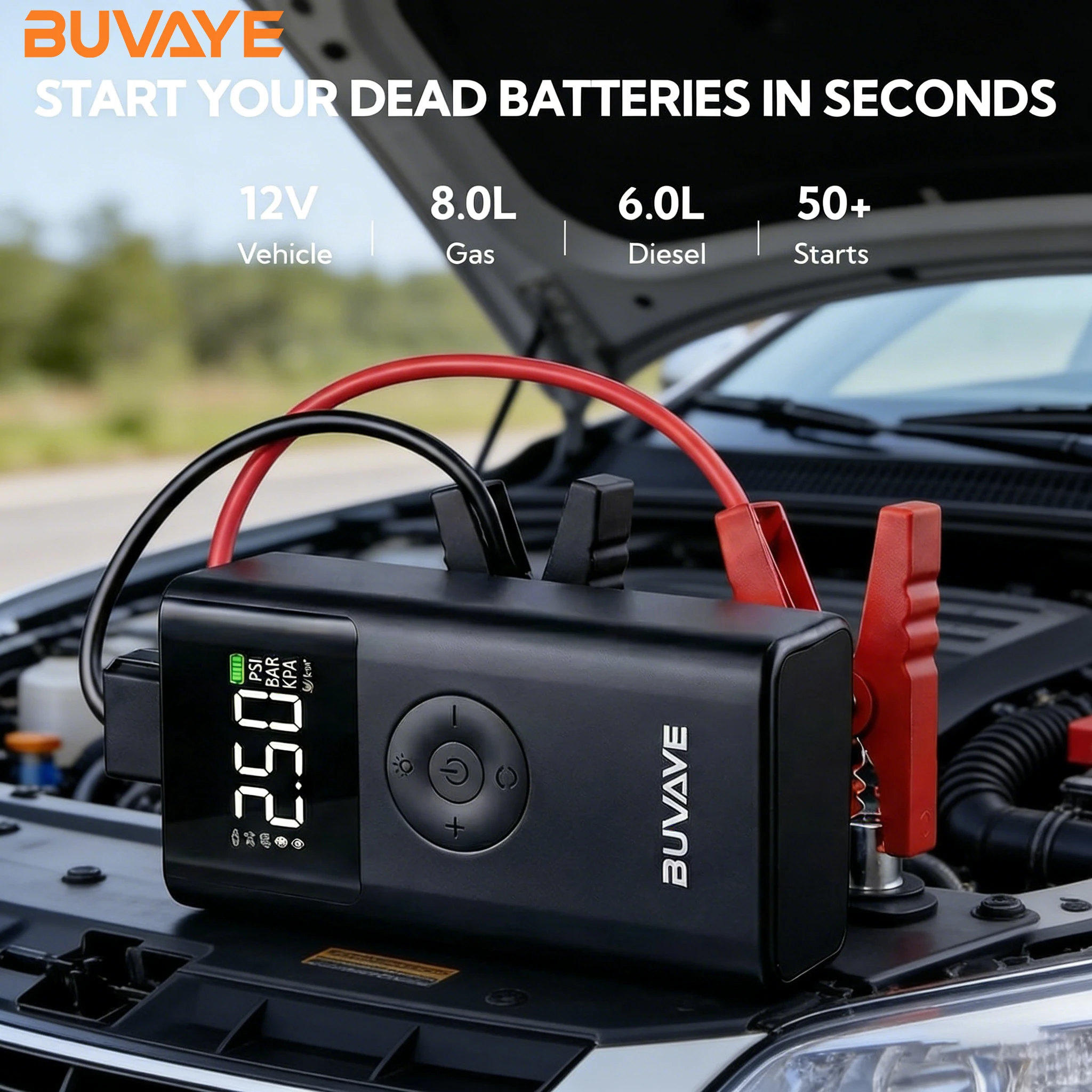 Buvaye 12V Car Jump…