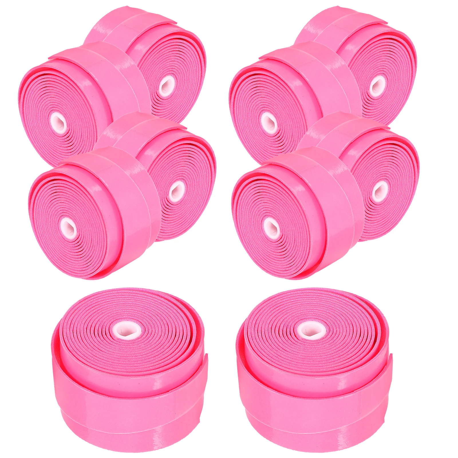 

Anti-Slipping Badminton Grip Tape 10 Rolls Tennis Racket Sweatband Durable Long Lasting PU Material Sports Supplies