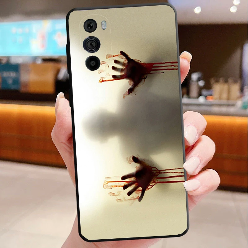 حافظة هاتف لهاتف موتورولا إيدج 50 40 برو 60 50 40 30 Ultra Neo Fusion Moto G85 G72 G53 G54 G84 G13 G32 The Walking Dead Zombie