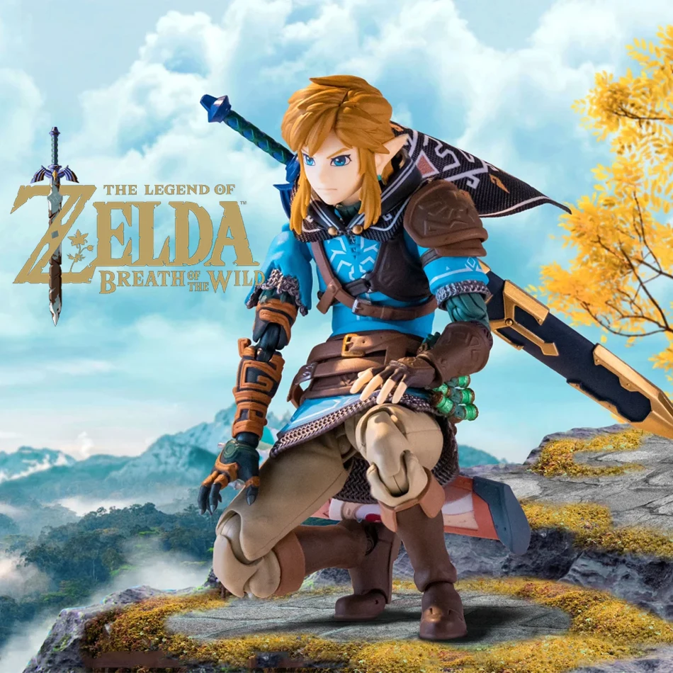 

12 см аниме персонаж на корточках Zelda FIGURIZMα экшн-куклы коллекционные игрушки демонстрационные модели куклы и демонстрационные подарки