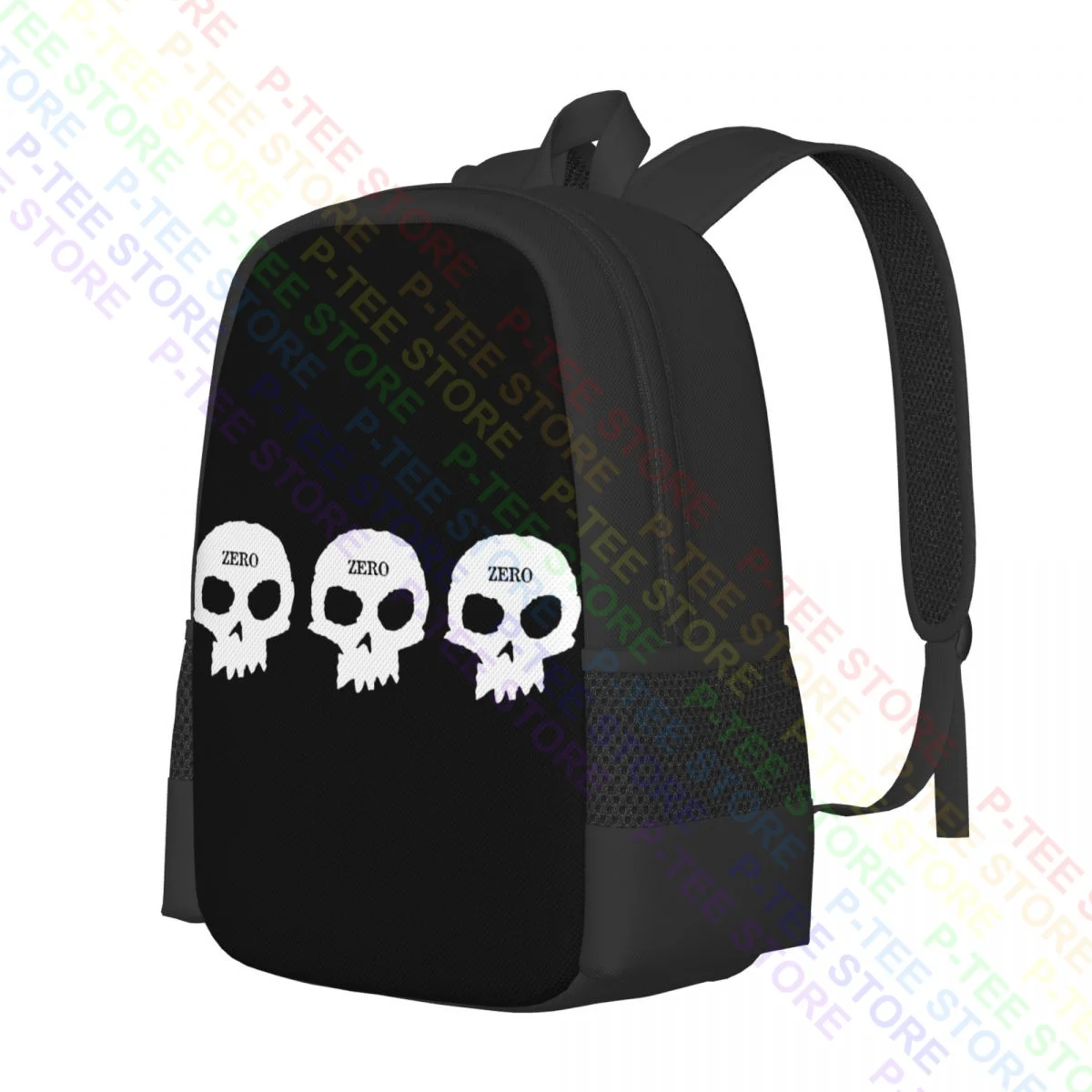 Zero Skateboards 3 SkullBackpack Large Capacity Bookbag School Sport Bag