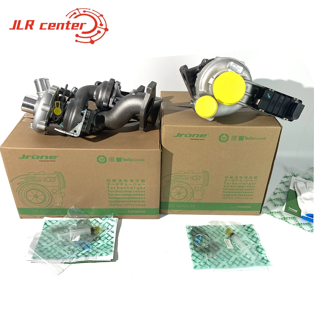 Original quality JRONE FOR Range Rover, Range Rover Sport, 4.4L 448DT turbocharger. LR044563 on the left. LR038044 on the right