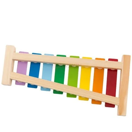 Wooden octave children's hand percussion instrument children's intellectual percussion music toy xylophone