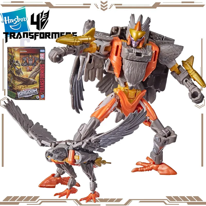 

Hasbro Original Transformers Kingdom War Cybertron Airazor Action Figure Toys for Boys Girls Gift Collectible Model Ornaments